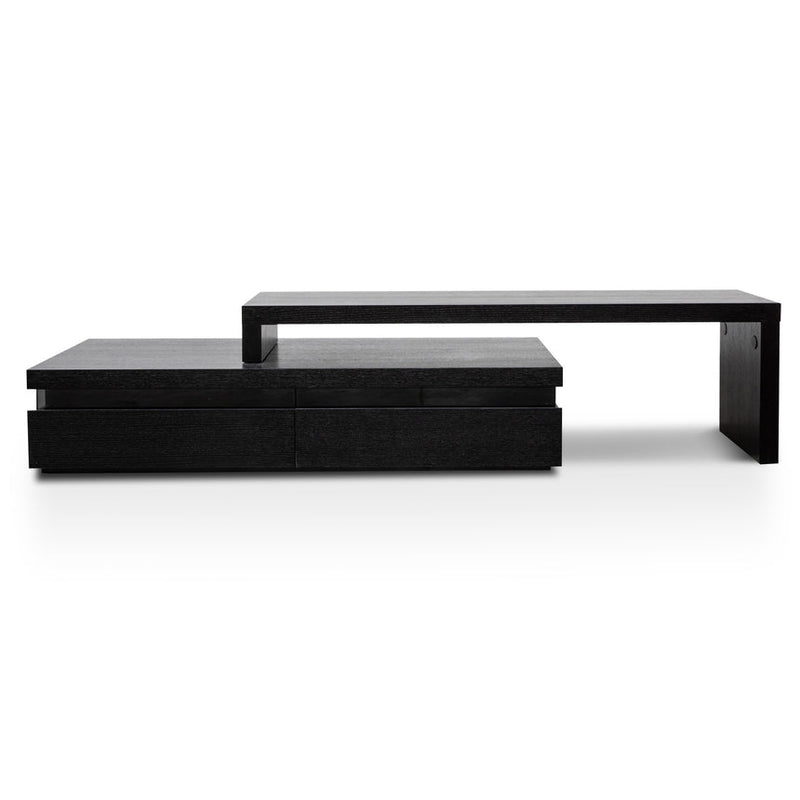 1.7-2.8m TV Entertainment Unit - Lowline - Walnut