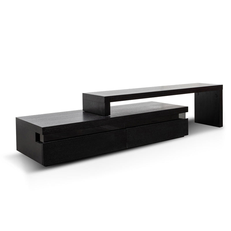 1.7-2.8m TV Entertainment Unit - Lowline - Walnut