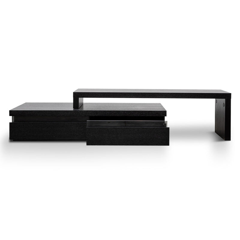 1.7-2.8m TV Entertainment Unit - Lowline - Walnut