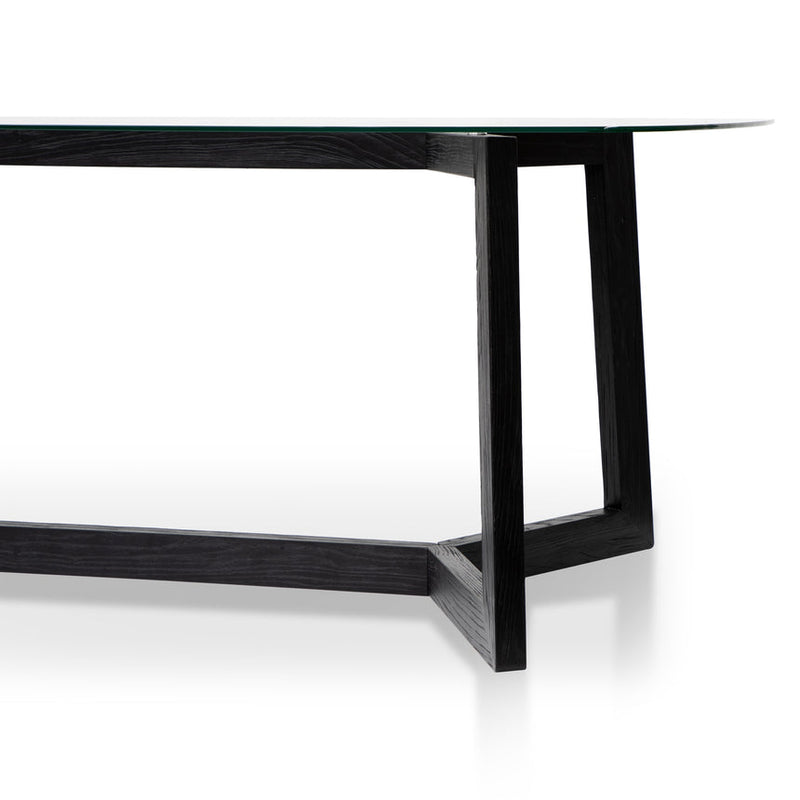 2.2m Dining Table - Black