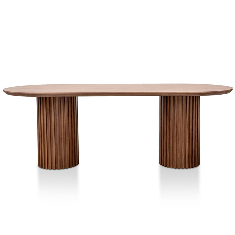 2.8m Wooden Dining Table - Natural