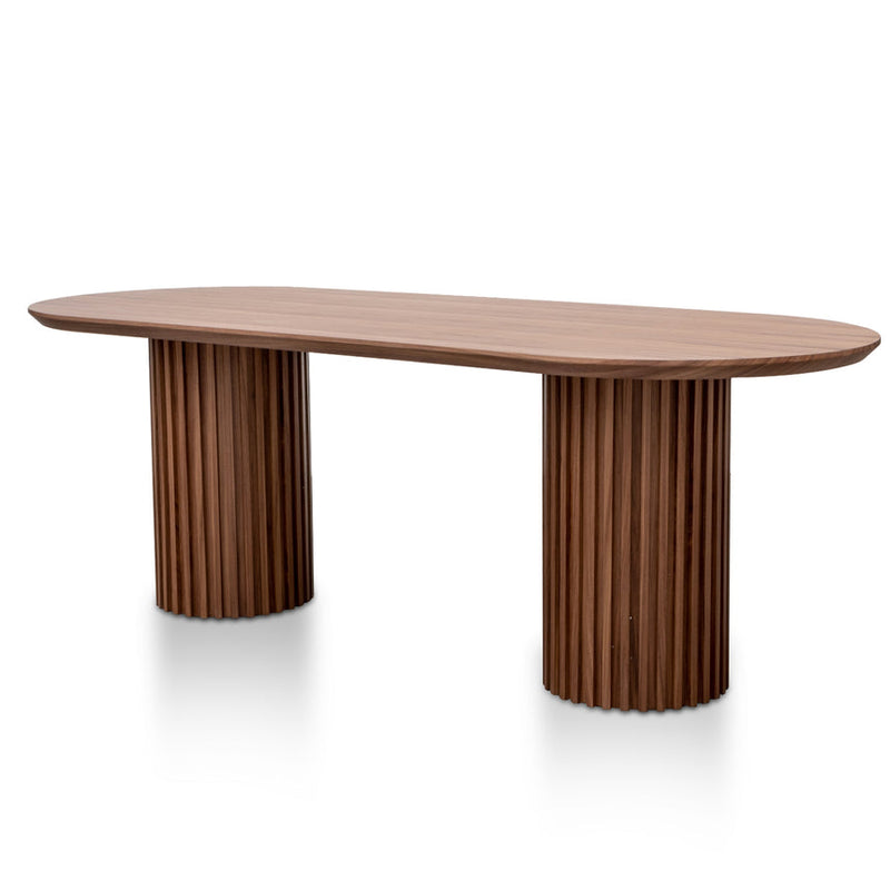 2.8m Wooden Dining Table - Natural