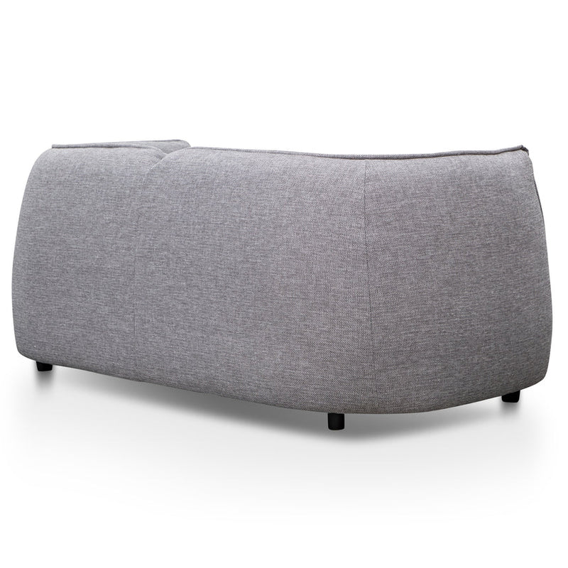 2 Seater Fabric Sofa - Light Texture Grey