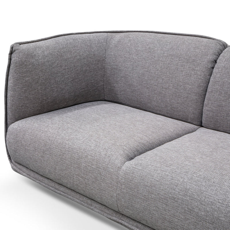 2 Seater Fabric Sofa- Graphite Grey