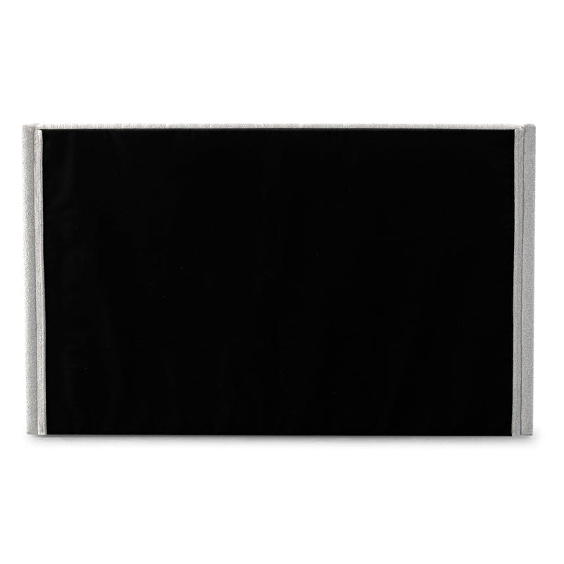 King Sized Wide Base Bed Frame - Black Velvet