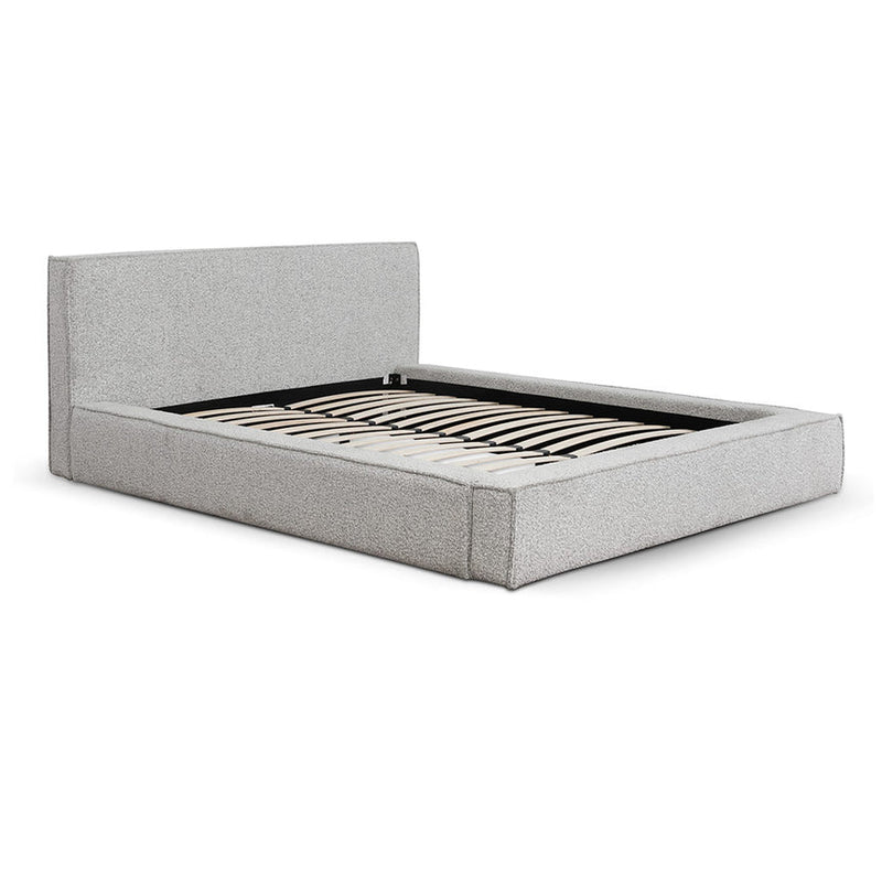 Queen Bed frame in Fossil Grey Fabric