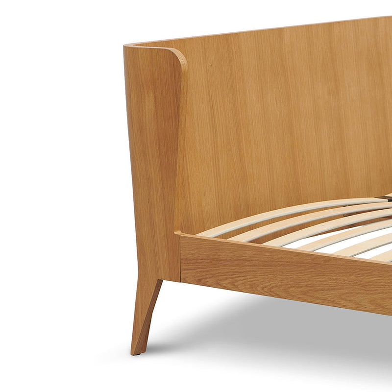 King Bed Frame - Natural Oak