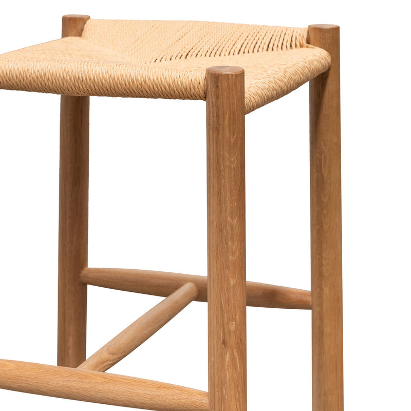 Oak Low Stool - Natural