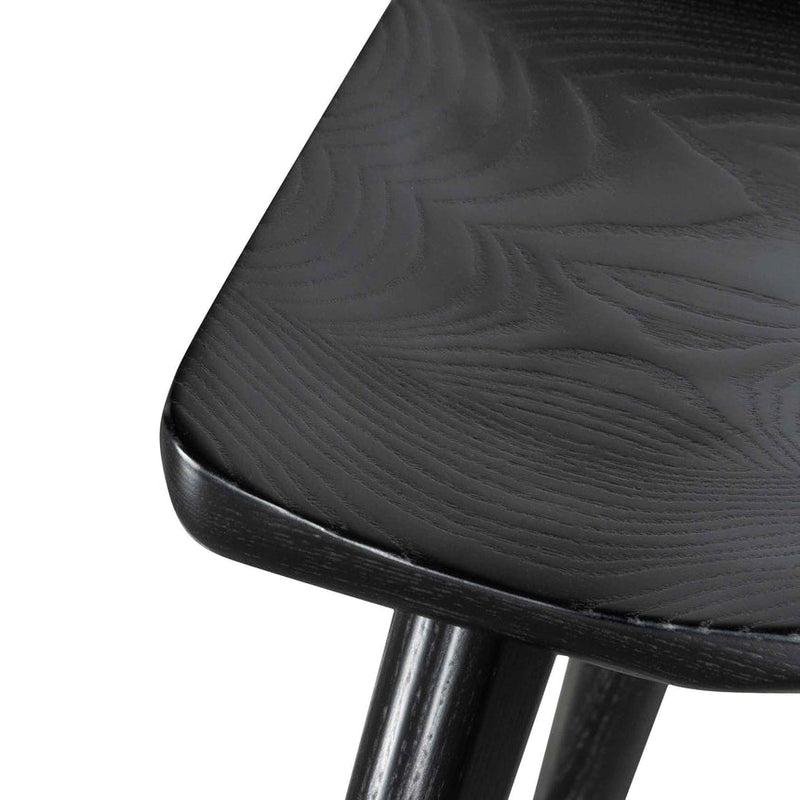 45cm Barstool - Black (Set of 2)