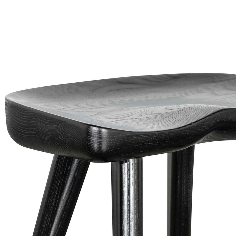 45cm Barstool - Black (Set of 2)