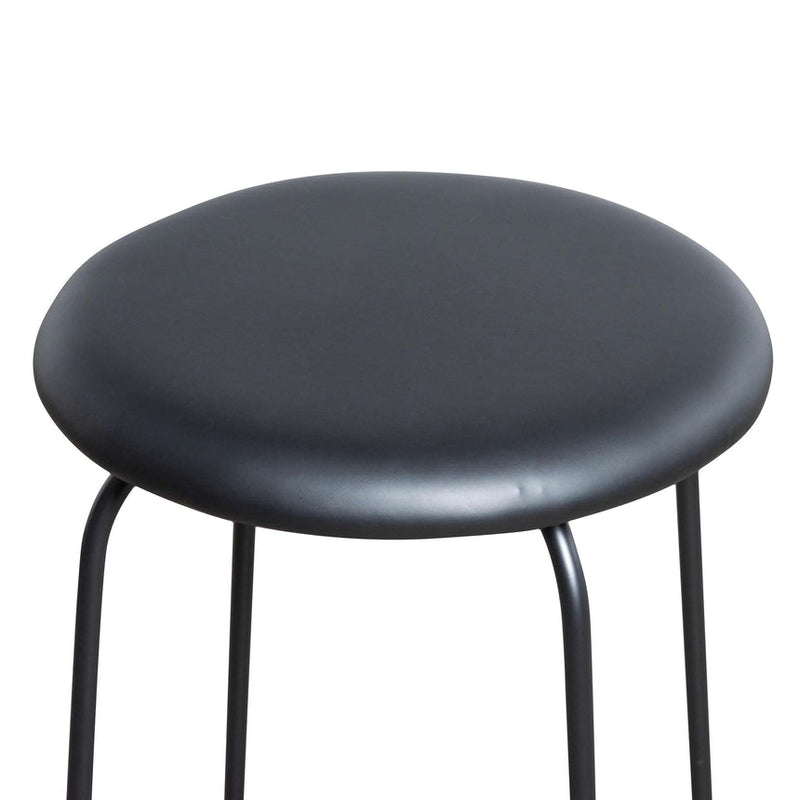 65cm Bar stool - Black