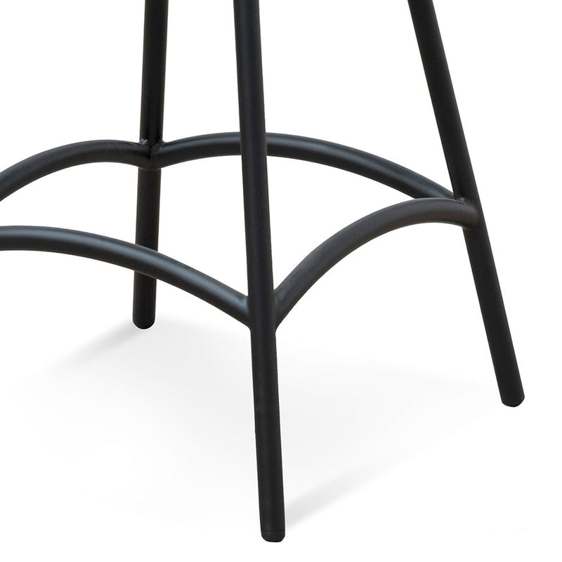 65cm Barstool - Full Black