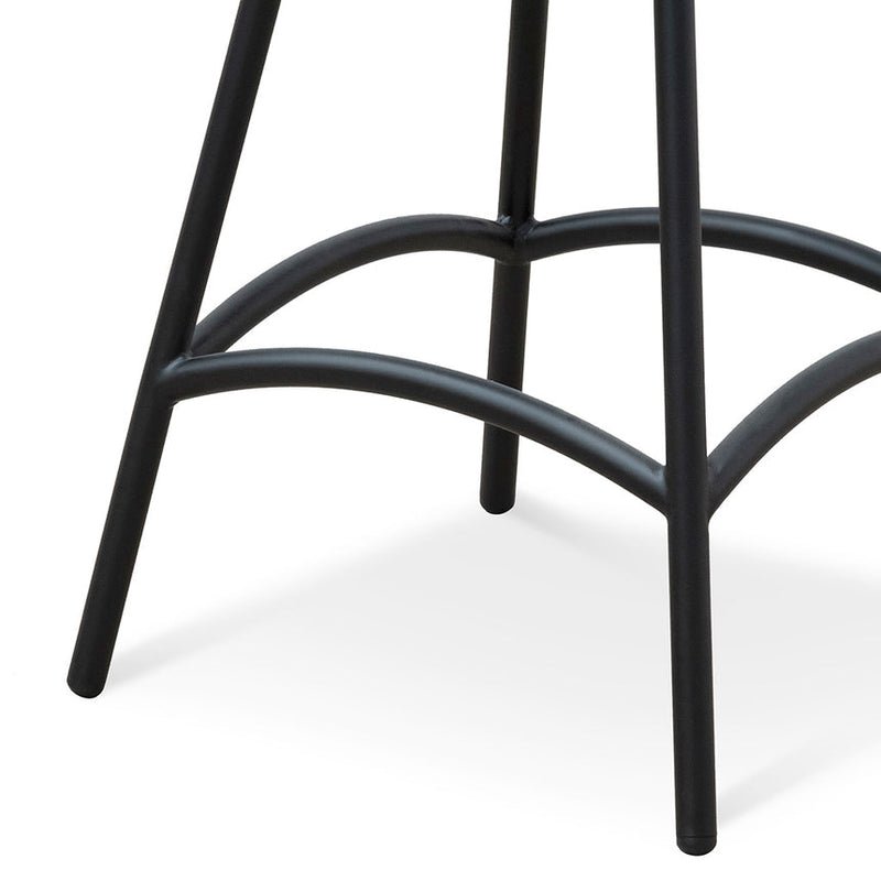 65cm Barstool - Full Black