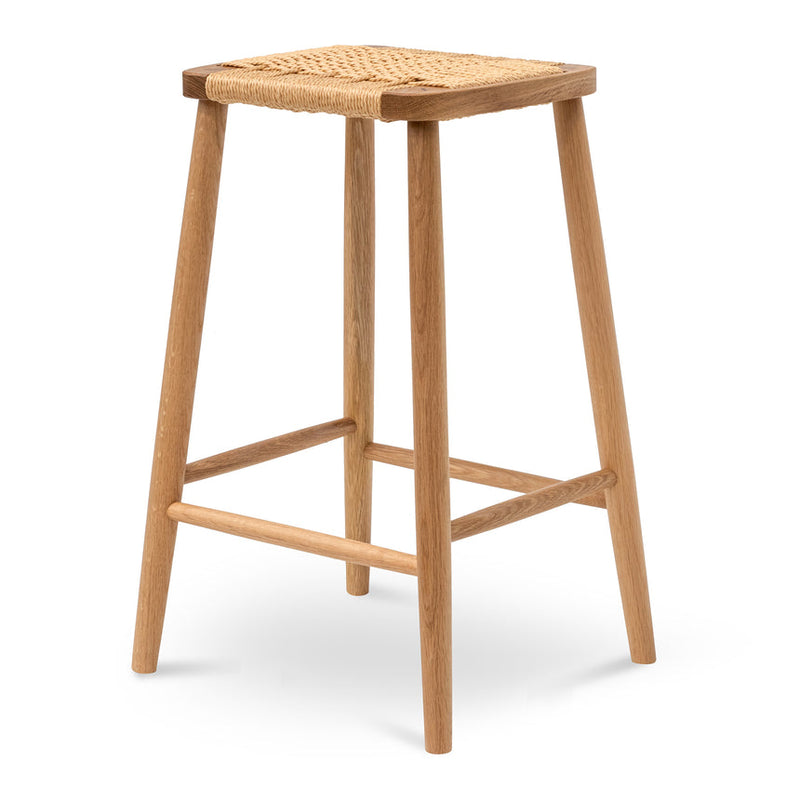 65cm Bar Stool - Full Black