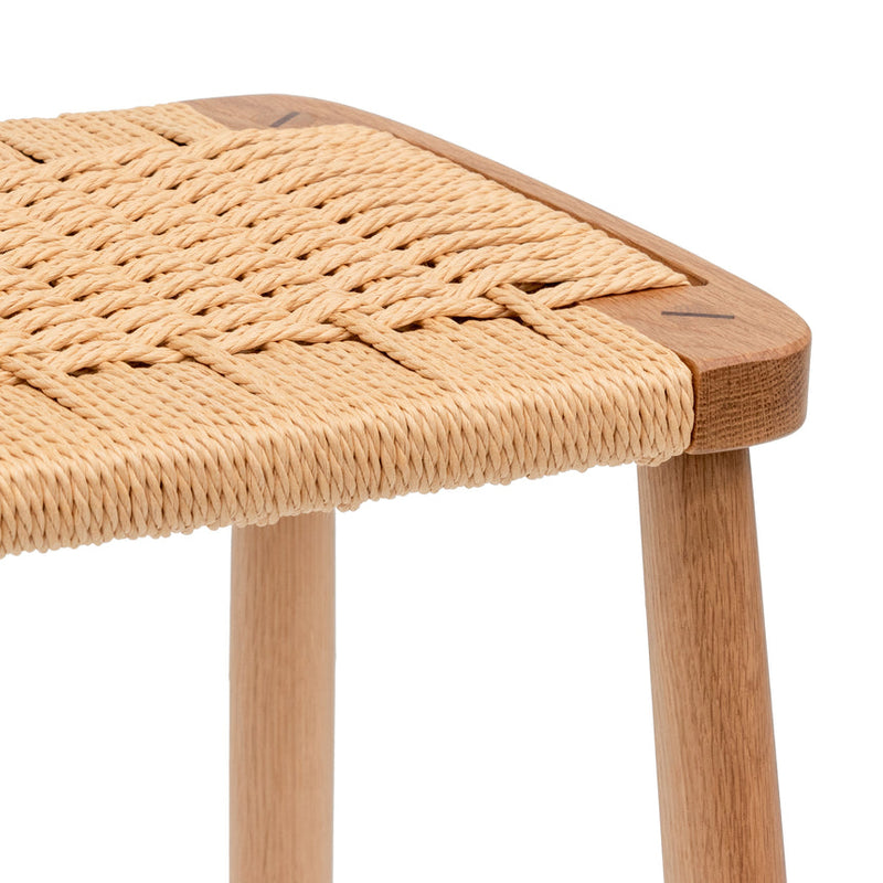 65cm Rattan Bar Stool - Natural