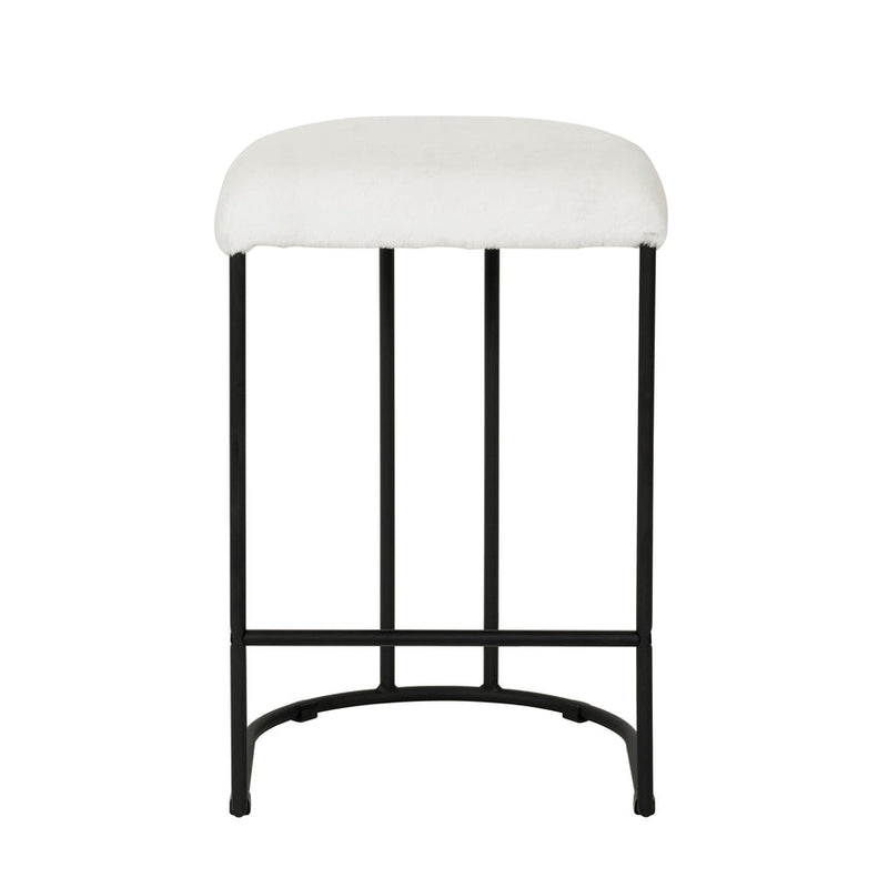 65cm Bar Stool - Cloud Fur (Set of 2)