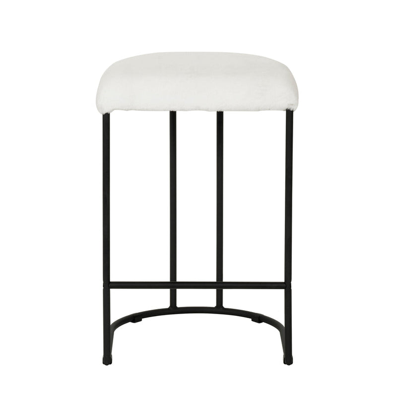 65cm Bar Stool - White Rabbit (Set of 2)