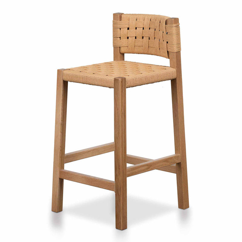 Rattan Bar Stool - Black