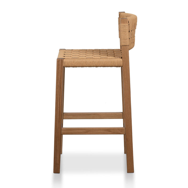 Rattan Bar Stool - Black