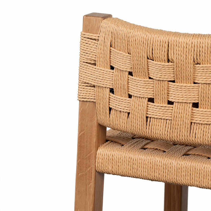 Rattan Bar Stool - Black