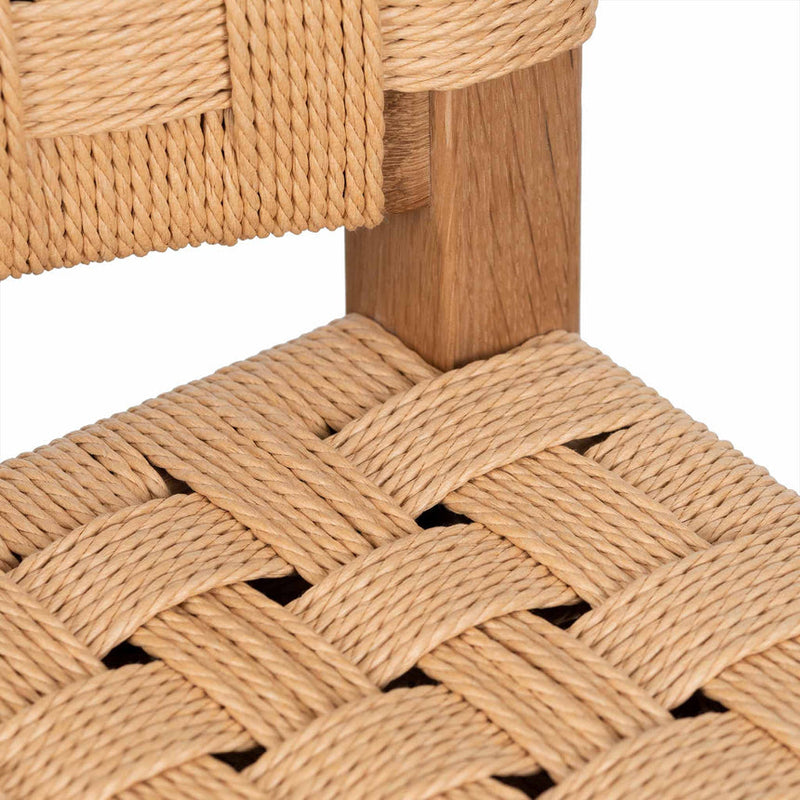 Rattan Bar Stool - Black