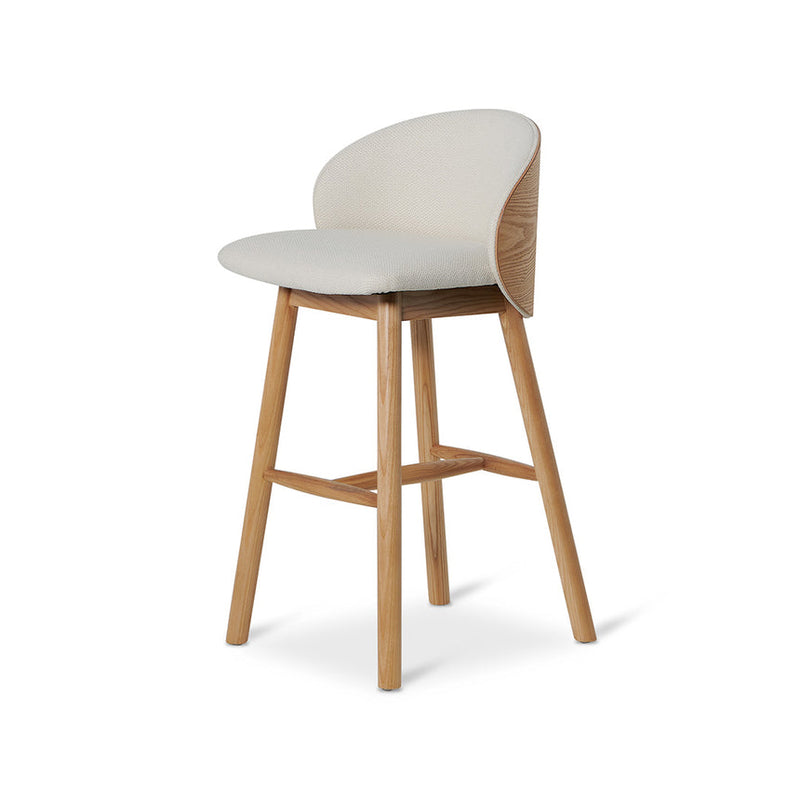 65cm Natural Bar Stool - Beige