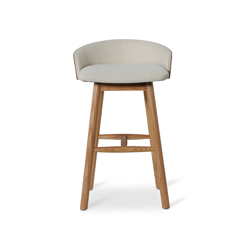 65cm Bar Stool - Full Black