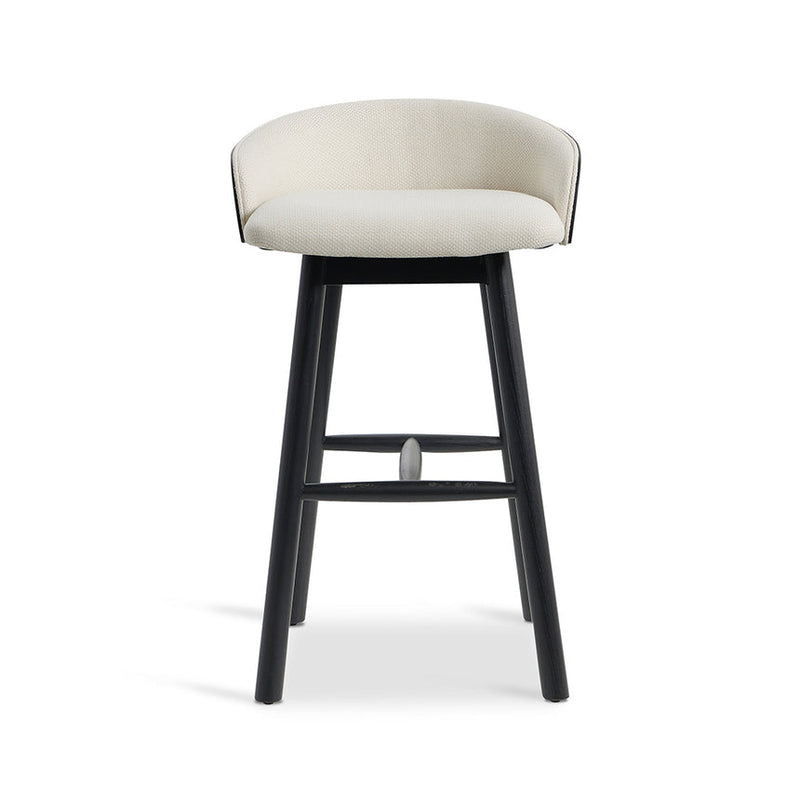 65cm Bar Stool - Full Black