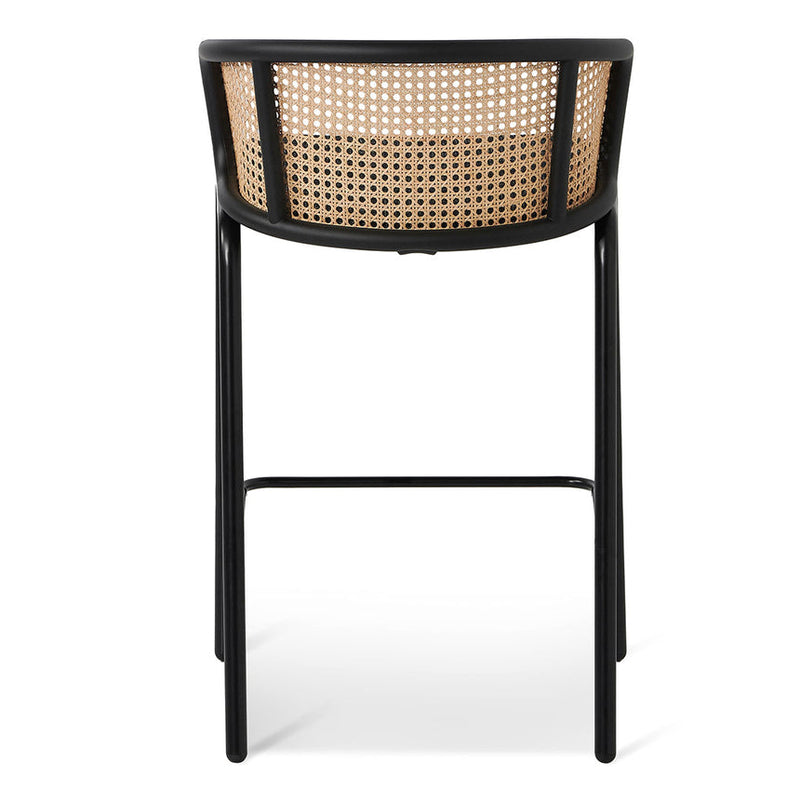 Fabric Bar Stool - Black Legs (Set of 2)