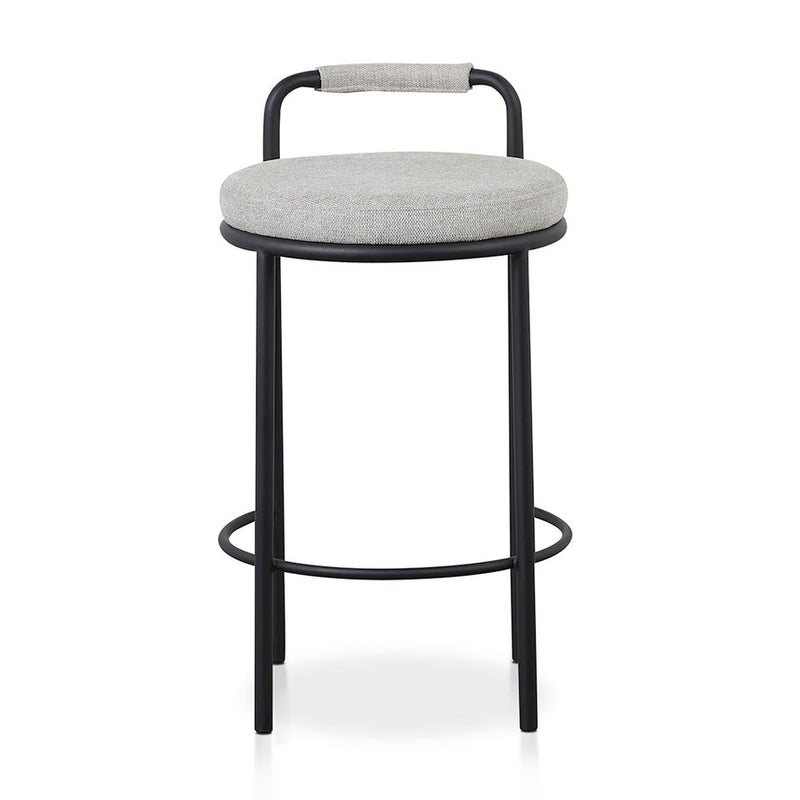 x2 65cm Bar Stool - Charcoal Grey (Set of 2)