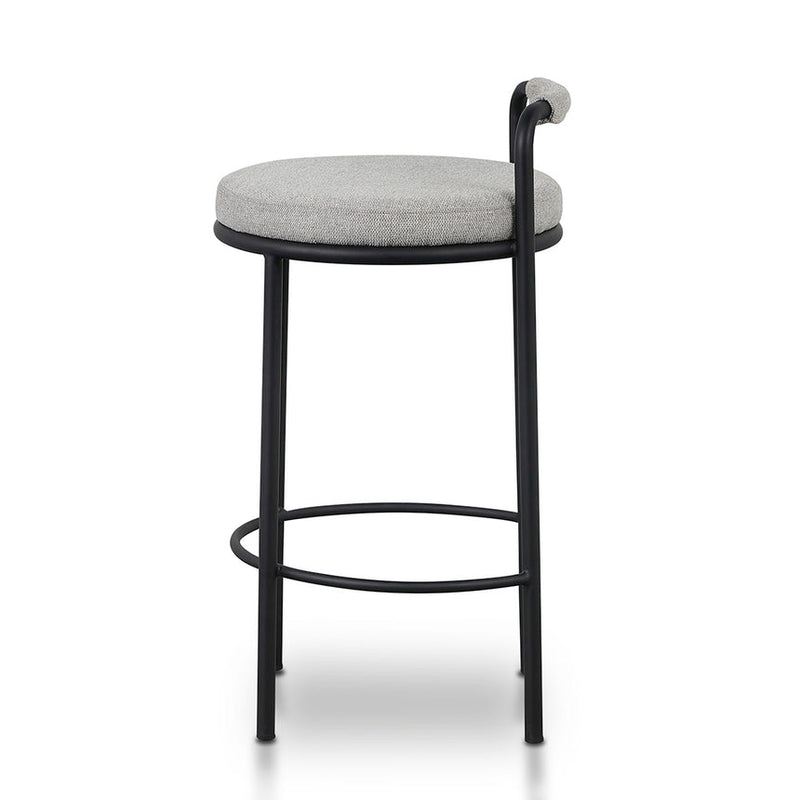 x2 65cm Bar Stool - Charcoal Grey (Set of 2)