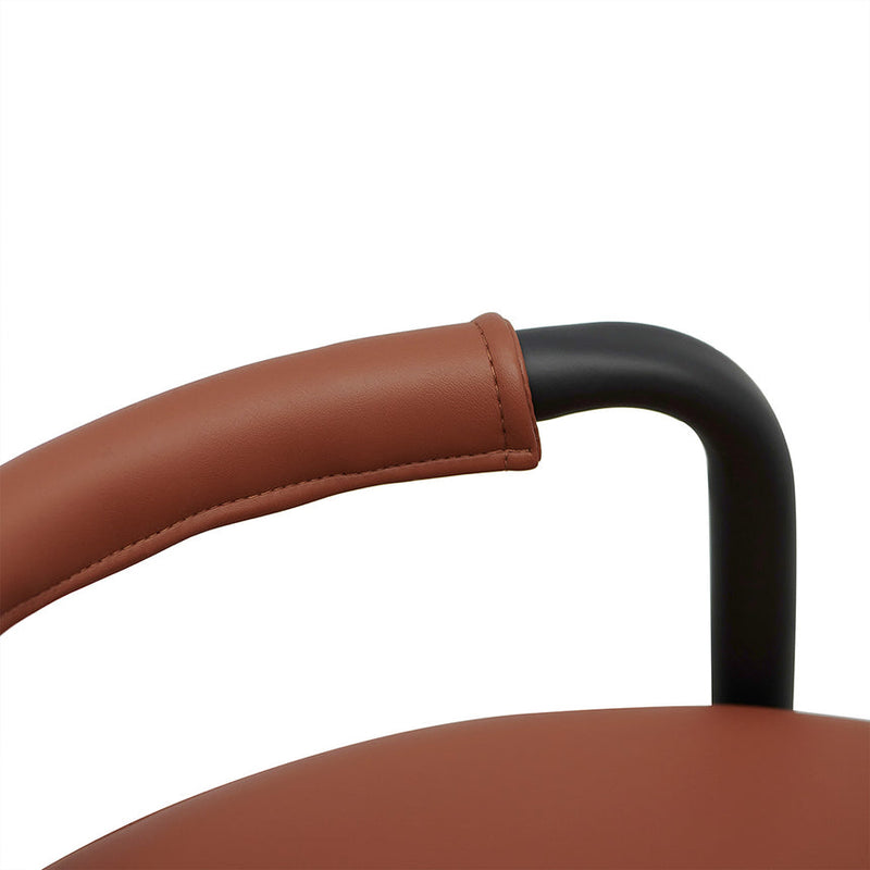 x2 65cm Bar Stool - Brown (Set of 2)