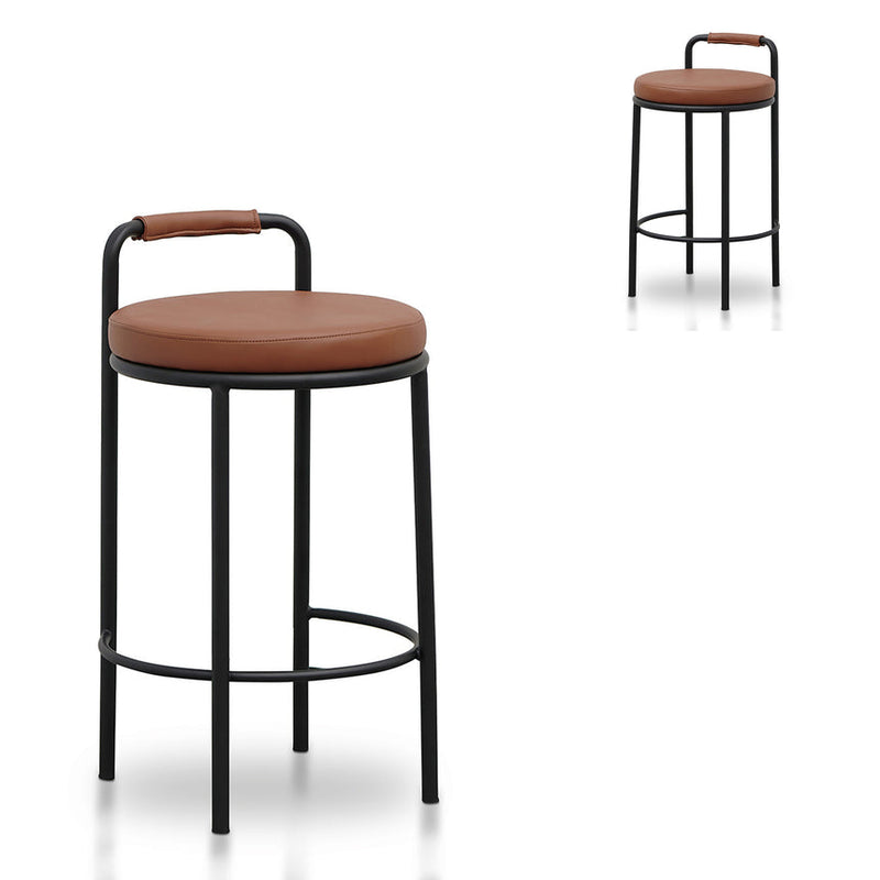 65cm Bar Stool - Clay Grey (Set of 2)