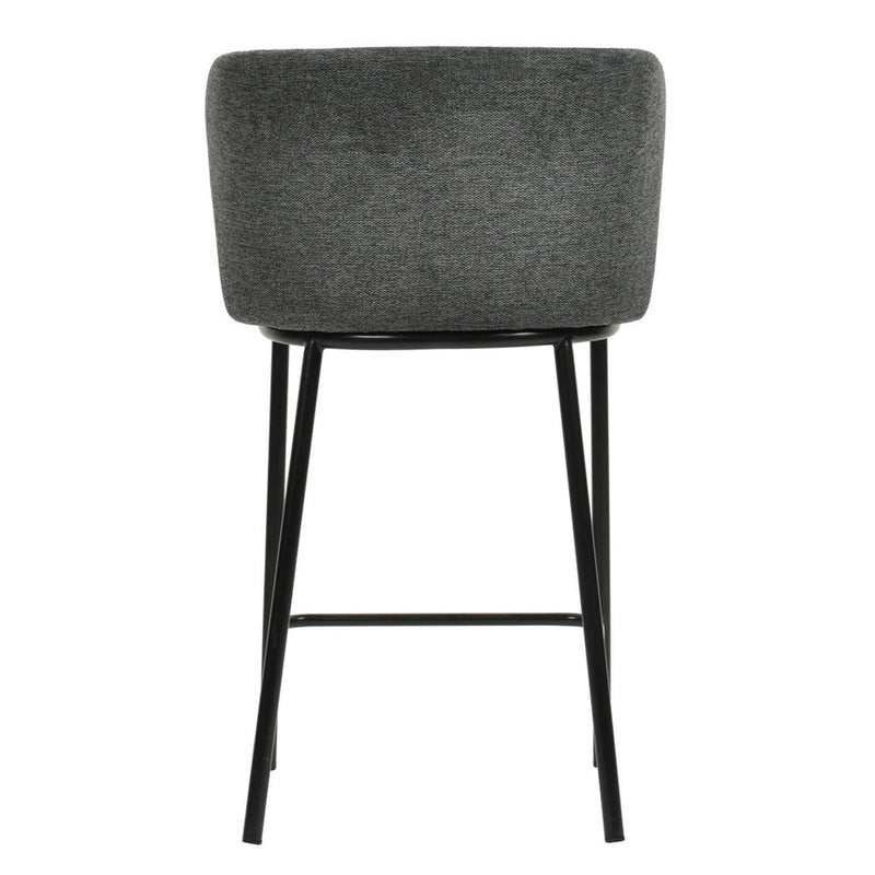 x2 65cm Bar Stool - Charcoal Grey (Set of 2)