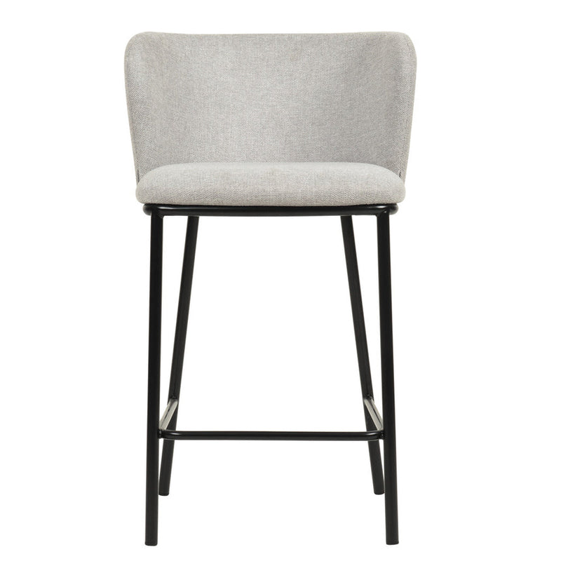 x2 65cm Bar Stool - Charcoal Grey (Set of 2)