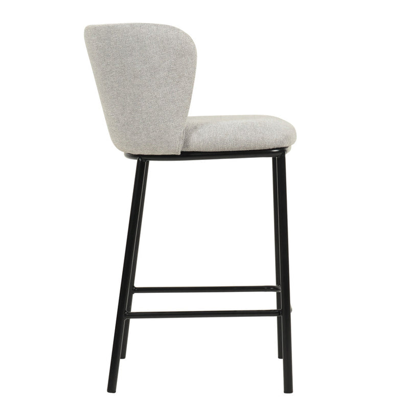 x2 65cm Bar Stool - Charcoal Grey (Set of 2)