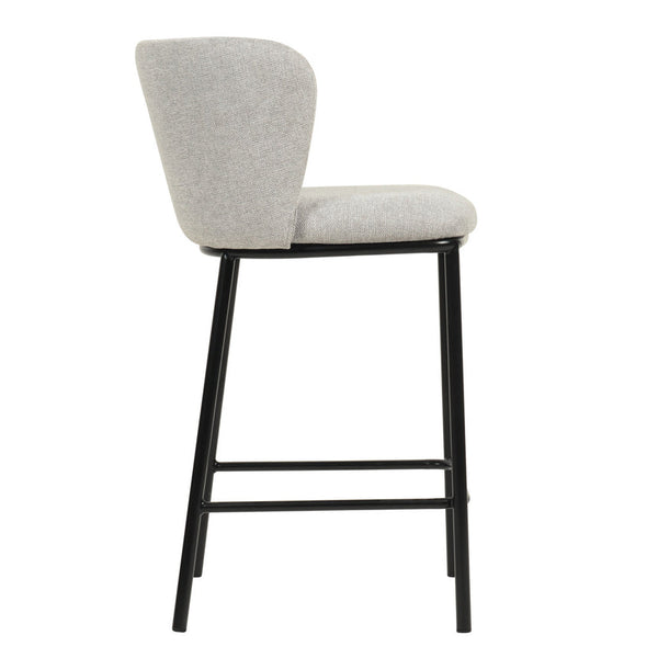 65cm Bar Stool - Coastal Light Grey (Set of 2)