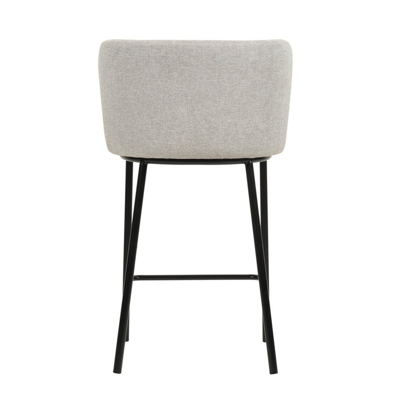 65cm Bar Stool - Coastal Light Grey (Set of 2)