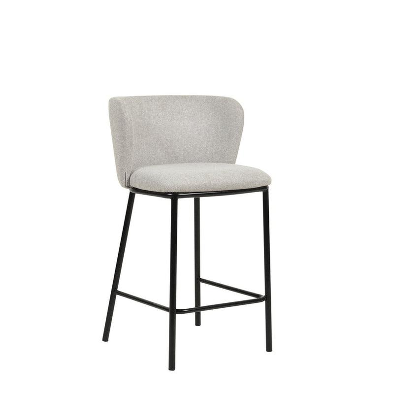 x2 65cm Bar Stool - Charcoal Grey (Set of 2)