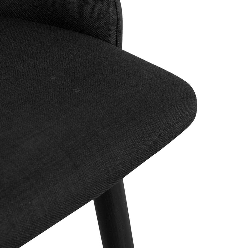 65cm Bar Stool - Full Black