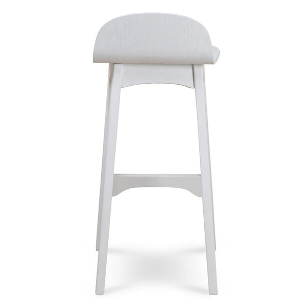 65cm Bar Stool - Full White