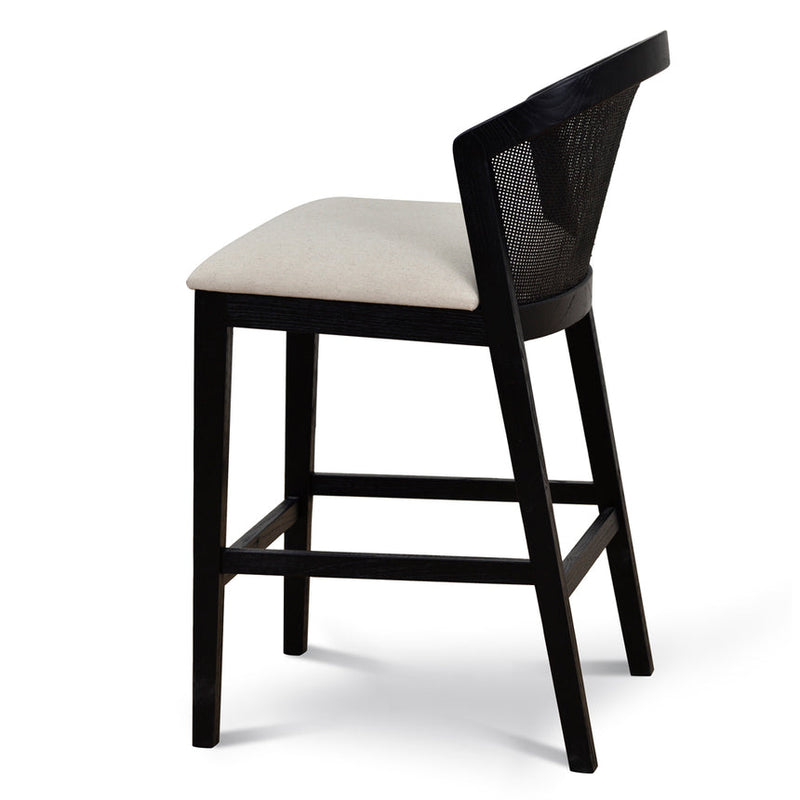 Fabric Barstool - Light Beige