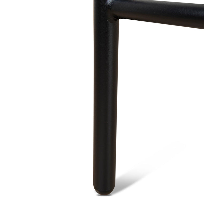 65cm Bar Stool - Full Black (Set of 2)