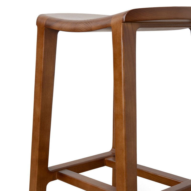 62cm Bar Stool - White