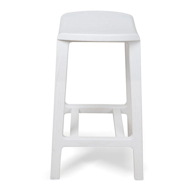 62cm Bar Stool - White