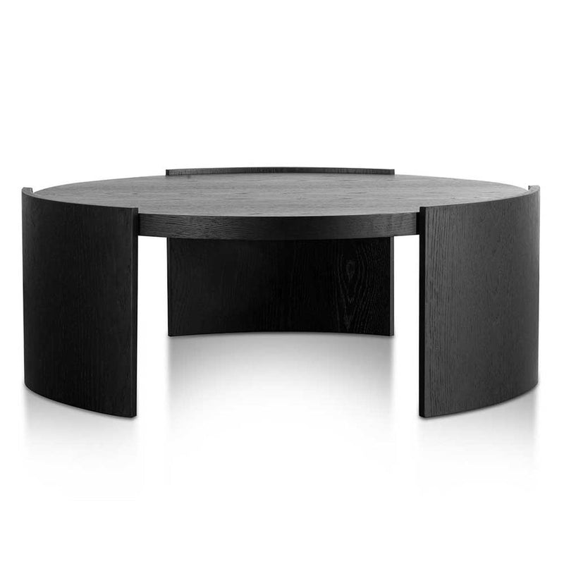 100cm Wooden Round Coffee Table