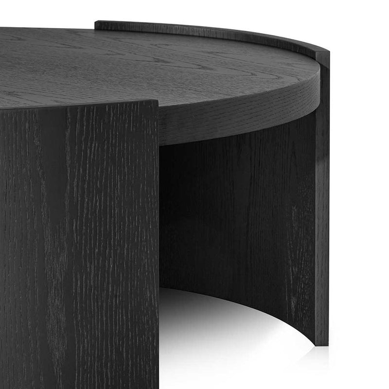 100cm Wooden Round Coffee Table