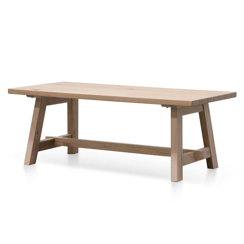 1.2m Wooden Console Table - Washed Natural