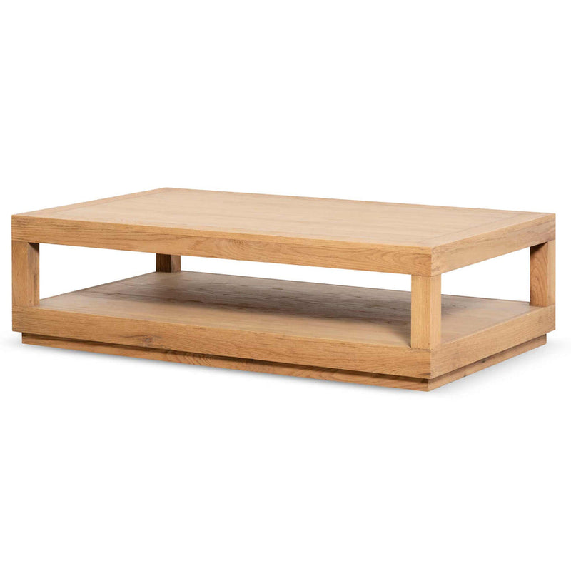 1.4m Wooden Coffee Table - Distress Natural