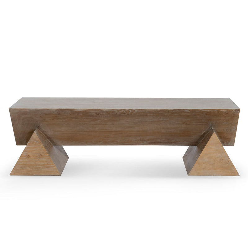 1.52m Elm Coffee Table - Natural